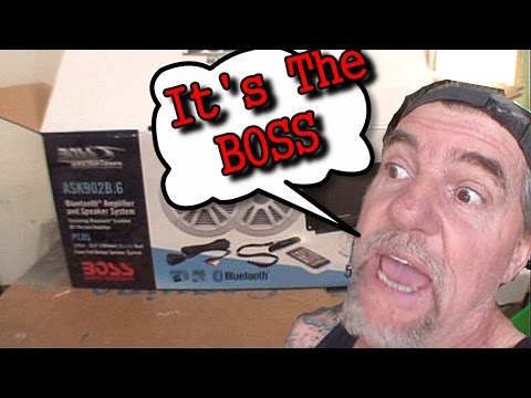 BOSS AUDIO ASK902B.6 500 WATT Amplified Bluetooth System - INSTALLED, Reviewed, And TESTED!