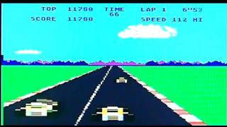 Pole Position on Atari 8 bit / 65XE. Gameplay & Commentary