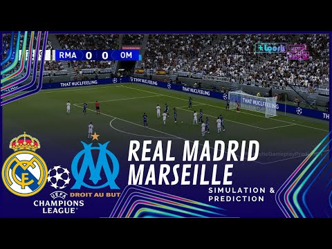 REAL MADRID vs. OLYMPIQUE DE MARSEILLE UEFA CHAMPIONS LEAGUE 25/26 Full Match Simulation/Prediction