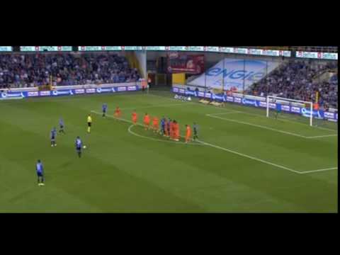 S. Denswil Amazing Free Kick Goal - Club Brugge vs İstanbul Başakşehir ( 2-0 )