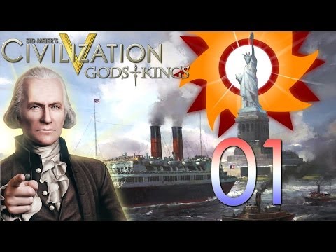 Civilization V Gods and Kings - America - Episode 1 ...1,500 Subscriber 1-Hour Special...