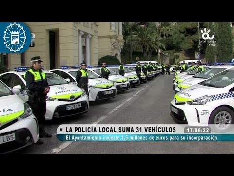 220617 #PolicíaLocalMálaga #Presentación 31 Nuevos #Vehículos - Noticias Canal Málaga