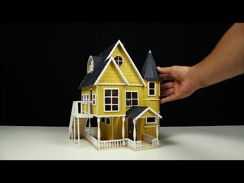 How to build a POPSICLE STICK HOUSE!!