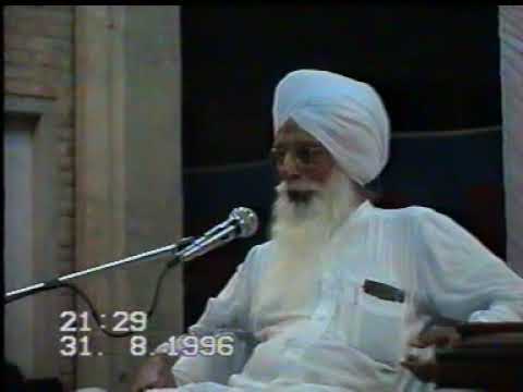 Rare Satsang 31-8-1996 - by Pujya Manager Sahib ji PMSJ Satsang Series -25 (1))