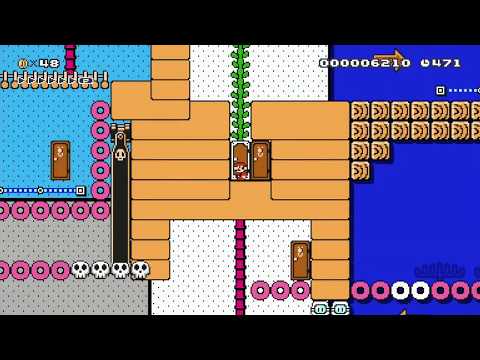 Stealth Level Demo by Gui - Super Mario Maker - No Commentary 1br