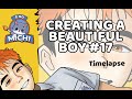 Creating A Beautiful Boy 17 Full Digital Painting Process Timelapse