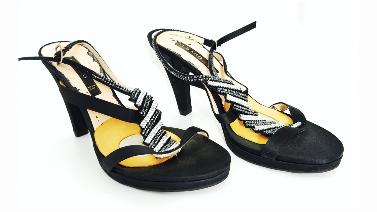Abbassamento tacco e plateau scarpa da donna