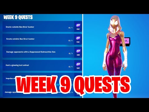Week 9 Quest Fortnite - All Week 9 weekly Challenges & Quests guide in Chapter 3 Season 4