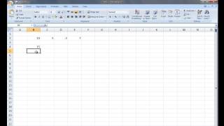 Excel VBA Topic 1.1 - Getting Started in Excel (2007)
