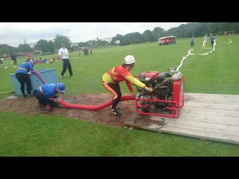 13.8.2016. Radošvce pohárová sútaž. Dhz Chropov zeny 1 pokus