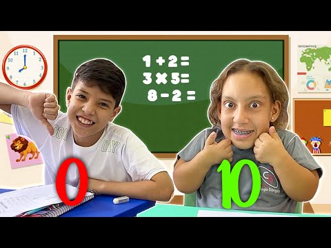 Maria Clara teaches how to be SMART and a GOOD FRIEND at school – Família MC Divertida