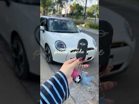 Decorando mi primer coche, es un sueño!🥹🤍 #automóvil #minicooper #organizando #auto #limpiando