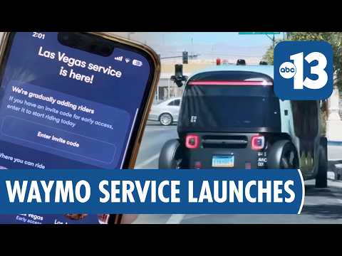 Waymo launches driverless taxi service in Las Vegas metro area