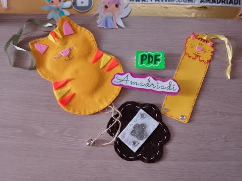 DiyTutorial. Clases Gratuitas: Gatitos, colgador y marcador de libros