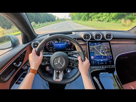 2025 Mercedes-AMG GLC 63 S E-Performance Coupe - POV Test Drive (Binaural Audio)