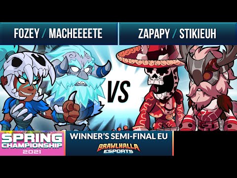 Fozey & Macheeeete vs Zapapy & Stikieuh - Winner's Semi-Final - Spring Championship 2021 - EU 2v2