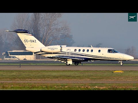 Cessna 525C Citationjet CJ4 CC-DAZ takeoff at Santiago de Chile Airport (SCL/SCEL)