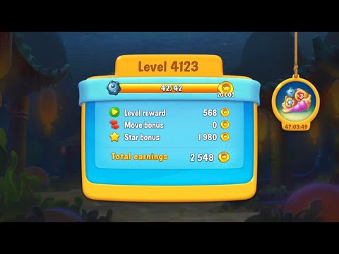 Fishdom Easter Rushes, Win Strikes Level 4119 - 4123