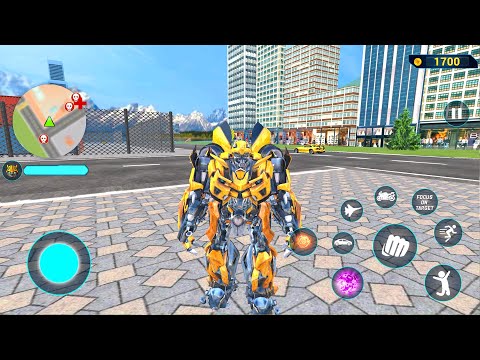 Bumblebee Multiple Transformation Jet Robot Car Game 2023 - Android Gameplay #1