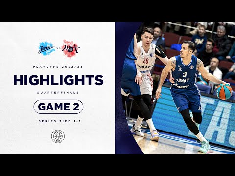 Zenit vs MBA Highlights Quarterfinals Game 2 | Season 2022-23
