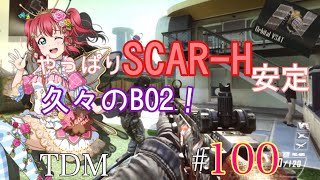 【CoD:BO2】やっぱりSCAR-H安定、後半は野良PTと一緒に！#100:弾幕ノチルノ実況