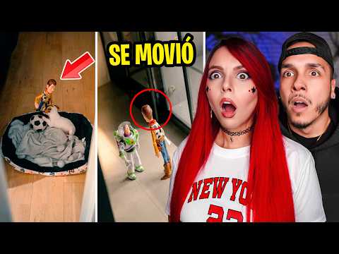 JUGUETES CAPTADOS MOVIENDOSE EN CAMARA😨​ *Toy Story*