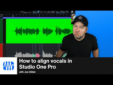 How to Align Vocals in Studio One without Extra Plugins | PreSonus