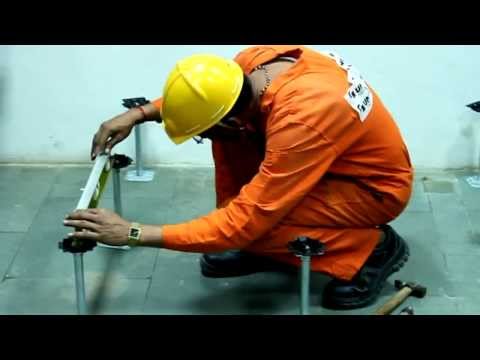 Stainless Steel Control Rooms Raised Flooring, 25-35mm