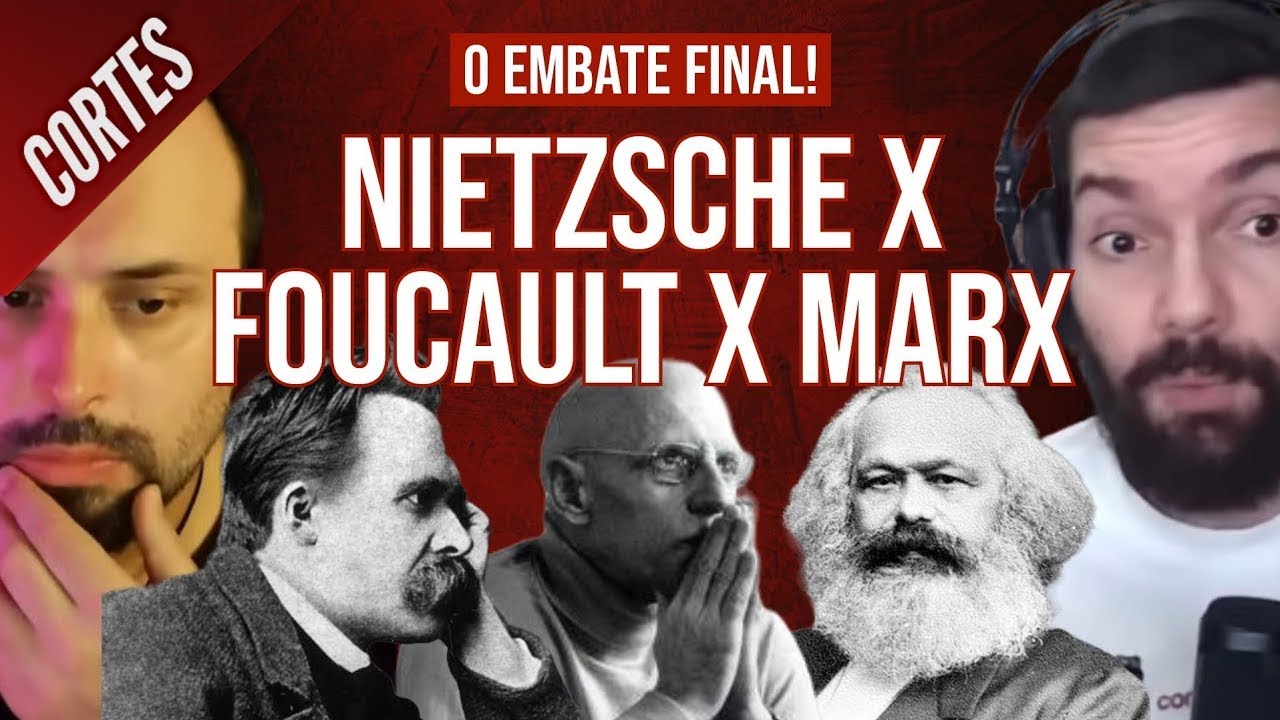 PORRADA filosofal! NIETZSCHE x FOUCALT x MARX com Quadrinhos na Sarjeta e João Carvalho  | Cortes