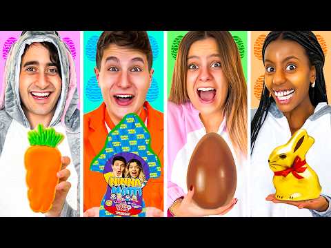 MANGIAMO SOLO CIBO DI PASQUA PER 24 ORE CON TUTTI I NOSTRI AMICI!!🐣