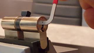 (19) Lockpicking Abus C73 spp Part 1 Deutsch German