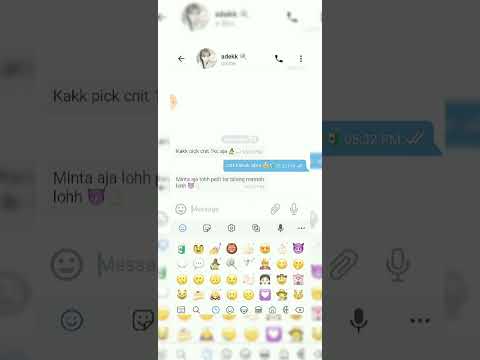 telefun||adek minta cnit||fake chat