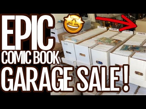 EPIC COMIC BOOK GARAGE SALE! - Key Comics Found for Cheap!