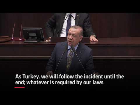Turkey's president wants Saudi Arabia to allow 18 suspects that it detained for the killing of murdered journalist Jamal Khashoggi to be tried in Turkish courts, setting up further complications with the Saudi government. (Oct. 23)