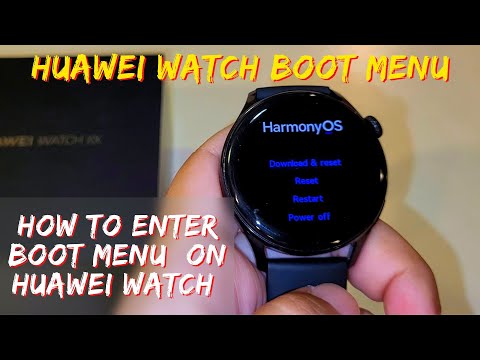 How to enter Boot Menu on Huawei Watch 3 |  How to Reboot Huawei Watch 3