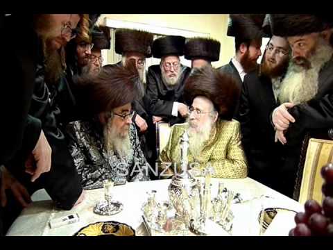 Satmar Rebbe Visiting Klosenburg Rebbe