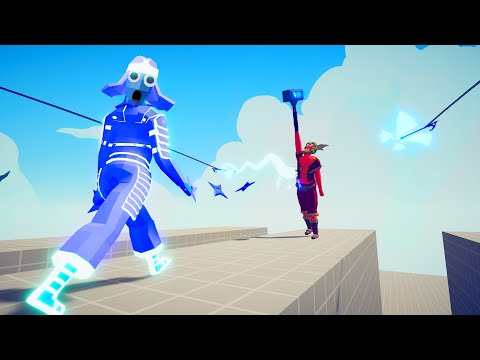 NEON NINJA + 2 FISHERMEN vs UNITS | TABS - Totally Accurate Battle Simulator