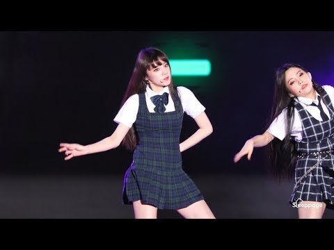 [4K] 180908 (여자)아이들 (G)I-DLE  핫이슈 HOT ISSUE 우기 YUQI @ DMC FESTIVAL By Sleeppage