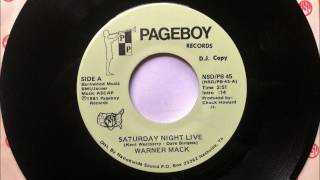 Saturday Night Live , Warner Mack , 1982