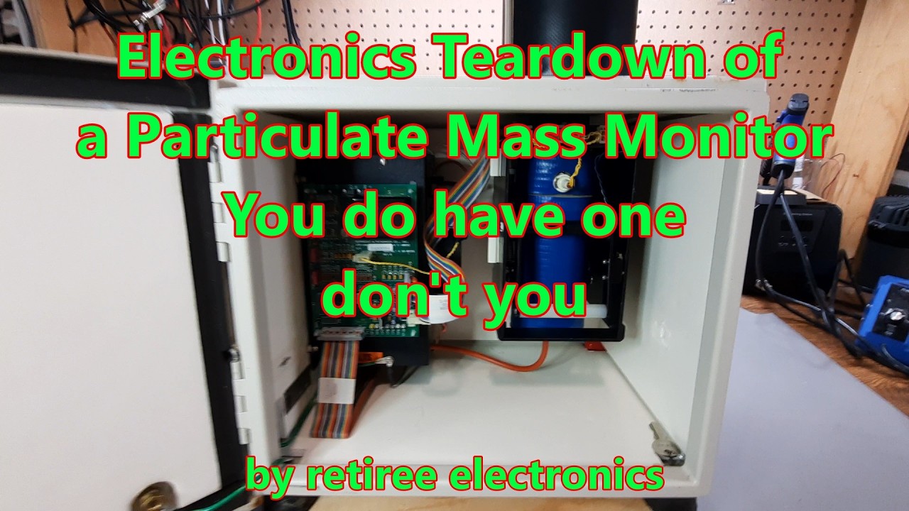 Electronics Teardown of a Particulate Mass Monitor and how not to do it