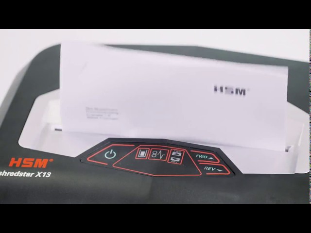 Vídeo relacionado con HSM Shredstar X13 - Destructora de documentos, 4 x 37 mm, color blanco plata