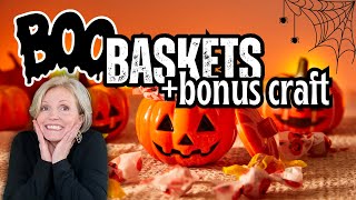 BOO Baskets With Me and BONUS Halloween Craft With Ravens