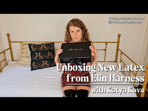 TRY ON & SHINE ✨️ New Latex from Elin Harness with Katya Kova 