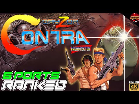 Which Version of Contra/Gryzor Did I Rank No.1? (4K/60FPS) Remaster #contra #konami #arcadegames