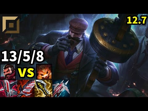 Graves vs Gnar (Top) - EUW Grandmaster | Patch 12.7