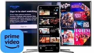 How to Sign-in & Watch Amazon Prime Video in Smart TV using Phone