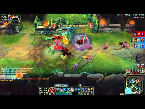 Jarvan cleaning up - League of Legends highlights