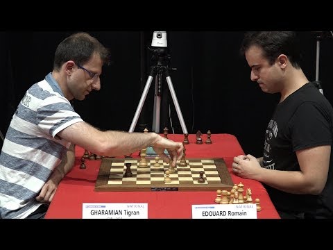 Tigran Gharamian Champion de France après le départage 2018 08 26