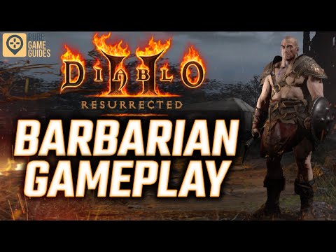 Diablo 2: Resurrected Technical Alpha - Early Game Barbarian gameplay