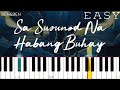 Ben&Ben - Sa Susunod Na Habang Buhay | EASY Piano Tutorial